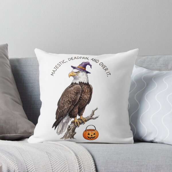 Item preview, Deadpan Bald Eagle Halloween designed and sold by Tiffany Roy.
