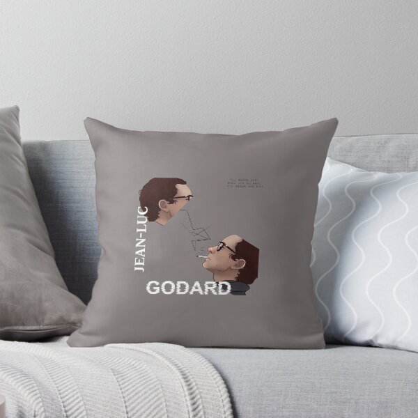 Item preview, Jean-Luc Godard Profile Smoker Quote Tee-54 designed and sold by LeonAtkinso.
