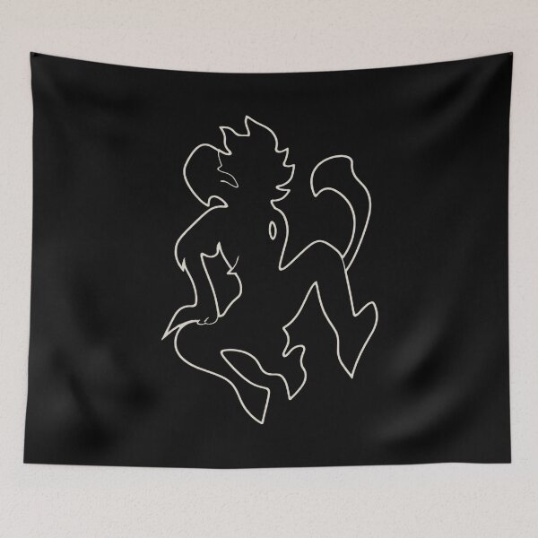 Item preview, Monkey D Luffy Outline designed and sold by TiaAguilar.