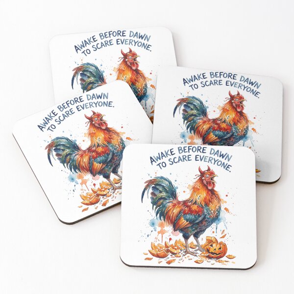 Item preview, Dawn Scare Rooster designed and sold by Tiffany Roy.