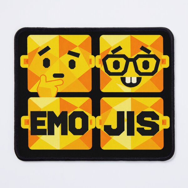 Item preview, Square emojis: thoughtful and nerdy CRISAL designed and sold by danart7.