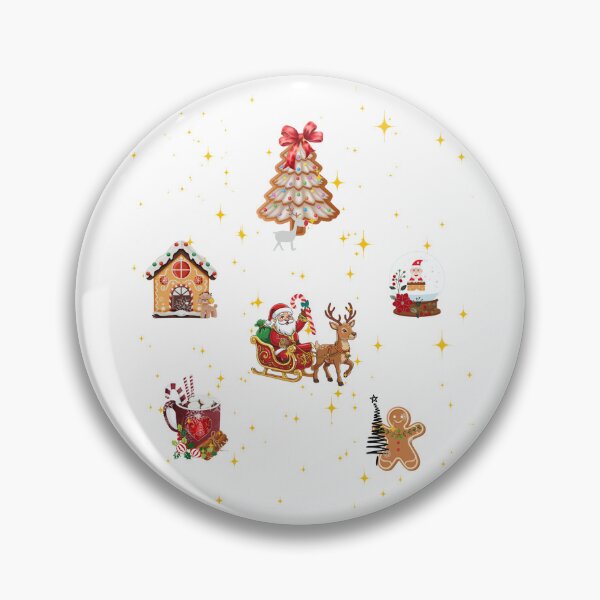 Item preview, Watercolor Christmas Collage with Gold Sparkles    designed and sold by VibranPalette.