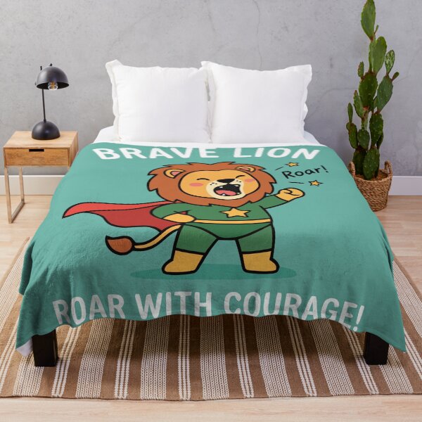 Item preview, Brave Lion Roar With Courage Superhero Animal Art designed and sold by Amir Faysal.