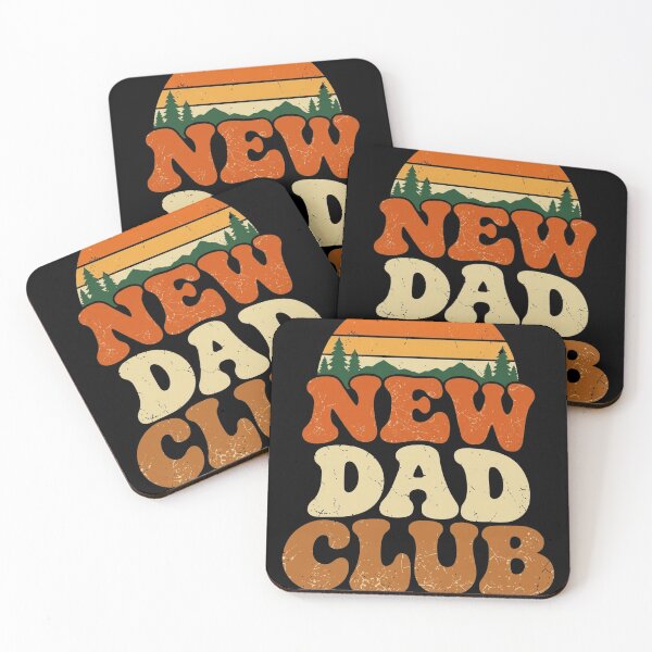 Item preview, New Dad Club Retro Sunset Vintage Groovy First Time Father Gift designed and sold by haitrieuic96.