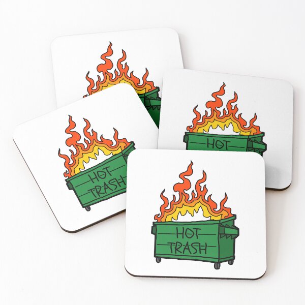 Item preview, Dumpster Fire Hot Trash designed and sold by Dondonmart.