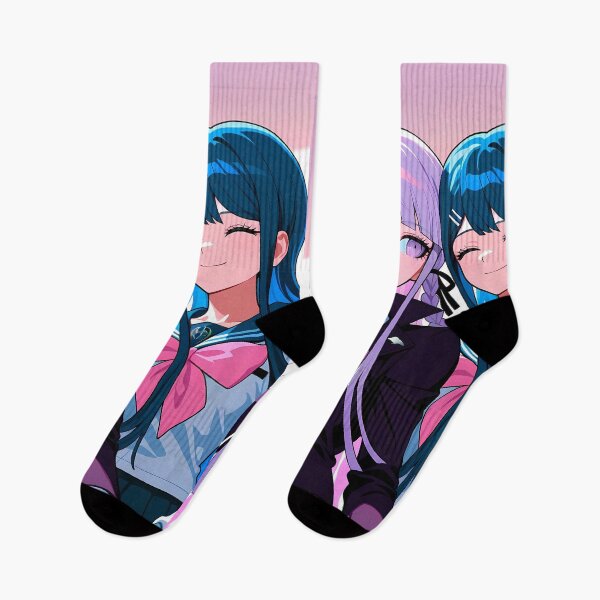 Item preview, Sayaka Maizono Danganronpa Friendship Selfie Pink Glow designed and sold by reinazenka.
