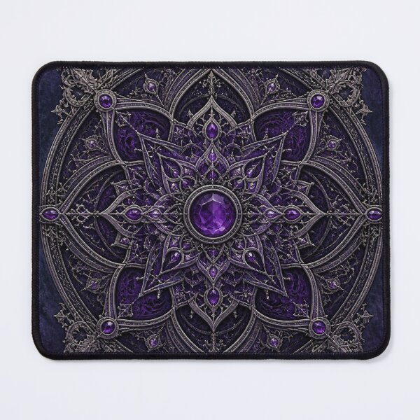 Item preview, Royal Amethyst Mandala – Ornate Gemstone Sacred Geometry Design designed and sold by Designs by Bluejai .