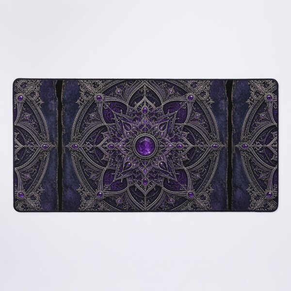 Item preview, Royal Amethyst Mandala – Ornate Gemstone Sacred Geometry Design designed and sold by Designs by Bluejai .