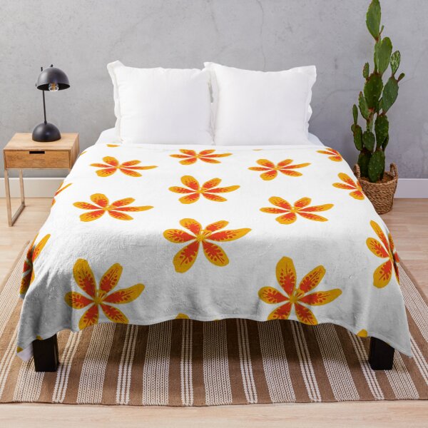 Item preview, Retro Tiger Lily Vintage Botanical Wildflower designed and sold by Feral Vibes.