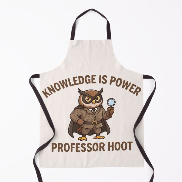 Item preview, Knowledge Is Power Professor Hoot Cute Owl Scholar designed and sold by Amir Faysal.