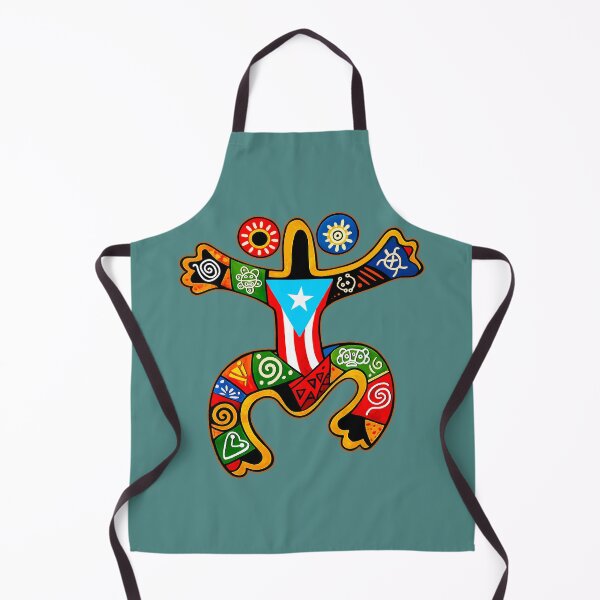 Item preview, Puerto Rico Coqui Taino Boricua Flag designed and sold by SoLunAgua ..