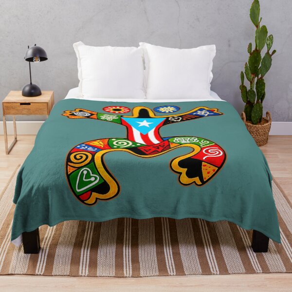 Item preview, Puerto Rico Coqui Taino Boricua Flag designed and sold by SoLunAgua ..