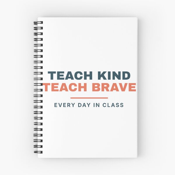 Item preview, Teach Kind Teach Brave designed and sold by OnyxPrintsCo.