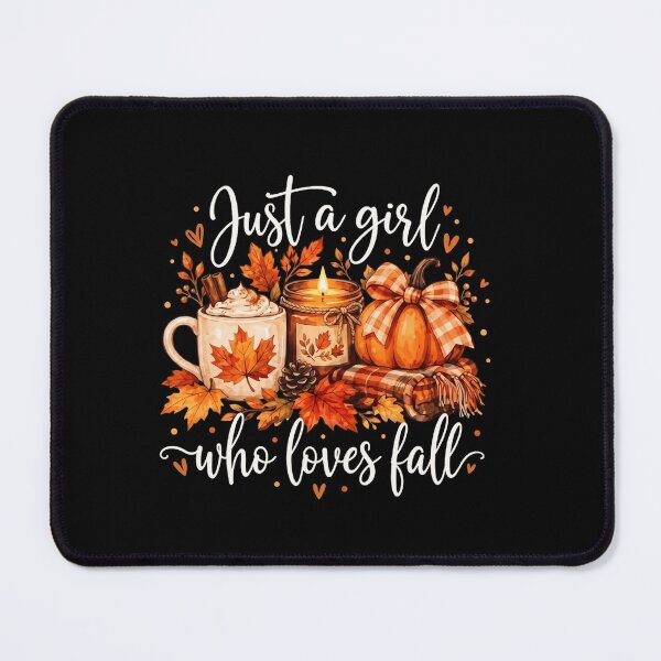 Item preview, Just A Girl Who Loves Fall Cozy Pumpkin Spice Candle Autumn Leaves designed and sold by haitrieuic96.