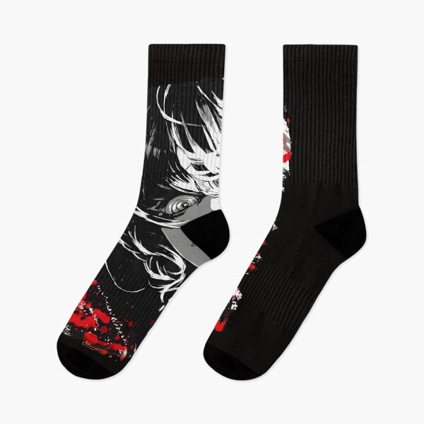 Item preview, Intense Anime Character Portrait with Red Splatter designed and sold by Sadeetfel.