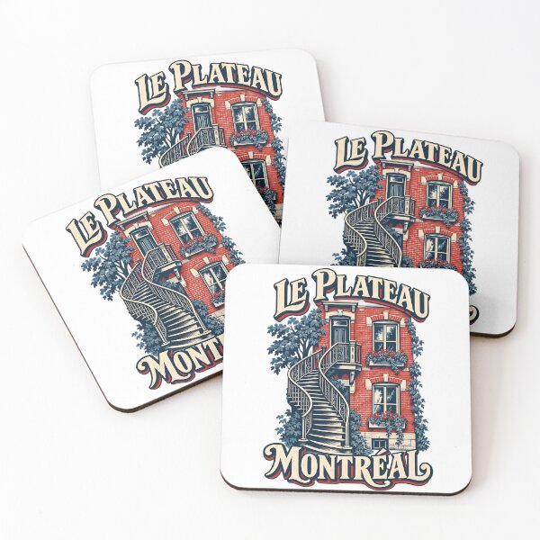 Item preview, Montreal Le Plateau: Red Brick and Winding Stairs designed and sold by Fenay Designs.