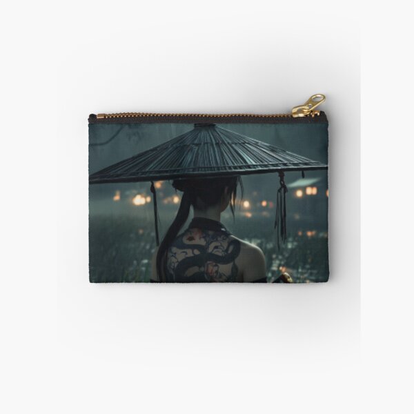 Item preview, Onna-Bugeisha Warrior – Moonlit Japanese Samurai Art designed and sold by GSizzle1.