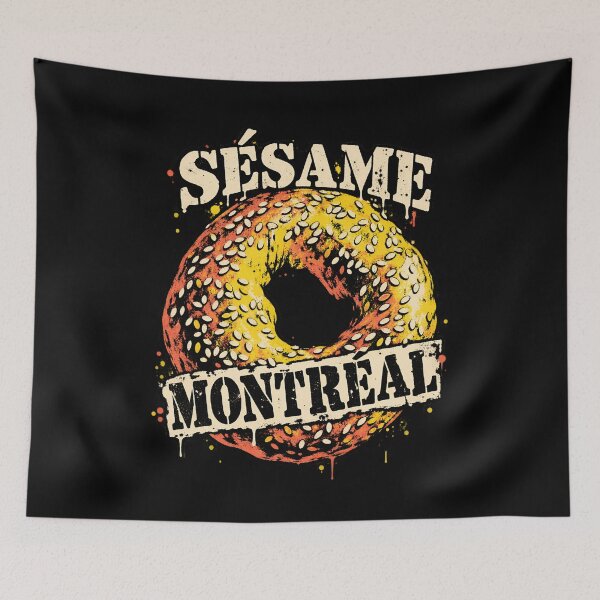 Item preview, Montreal Sesame Bagel: Golden Grunge Bite designed and sold by Fenay Designs.