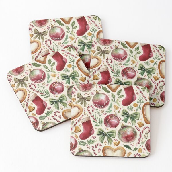 Item preview, Vintage Christmas Baubles & Gingerbread Delights designed and sold by Dream Bloom Gallery.