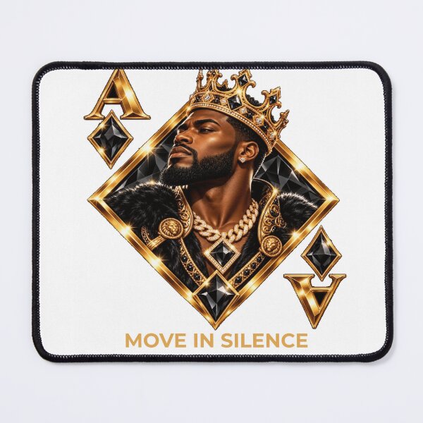 Item preview, Black King Royalty - Real Kings Move in Silence designed and sold by SablesEnigma.
