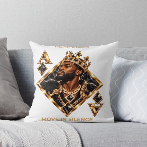 Item preview, Black King Royalty - Real Kings Move in Silence designed and sold by SablesEnigma.