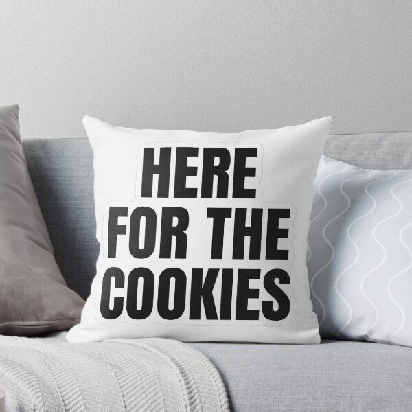 Item preview, Here for the Cookies Funny Sticker designed and sold by kilat42.