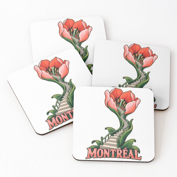 Item preview, Montreal Tulip Stairway: A Blooming Escape designed and sold by Fenay Designs.