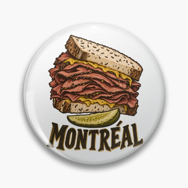 Item preview, Montreal Smoked Meat: Stacked Deli Delight designed and sold by Fenay Designs.