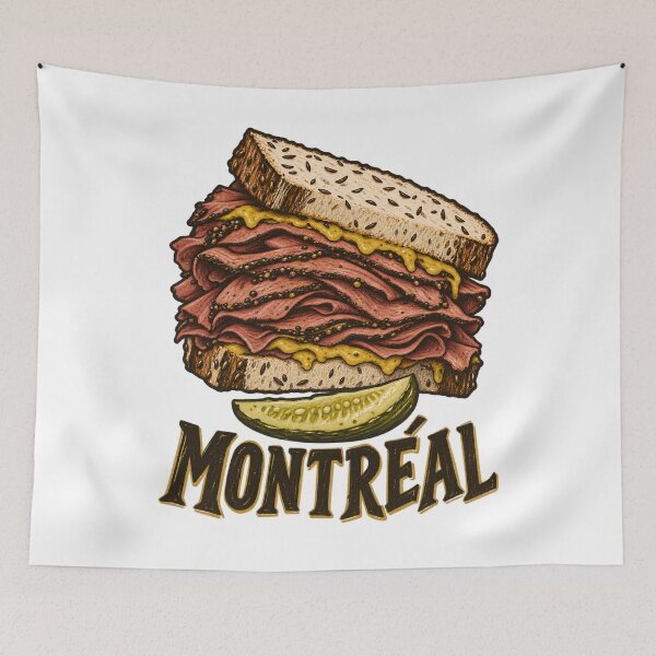 Item preview, Montreal Smoked Meat: Stacked Deli Delight designed and sold by Fenay Designs.