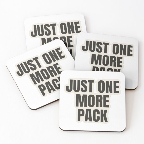 Item preview, Just One More Pack Funny Sticker designed and sold by kilat42.