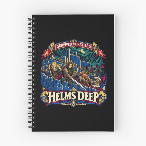 Item preview, I survived the Battle of Helms Deep designed and sold by Nerdy Realms Store.