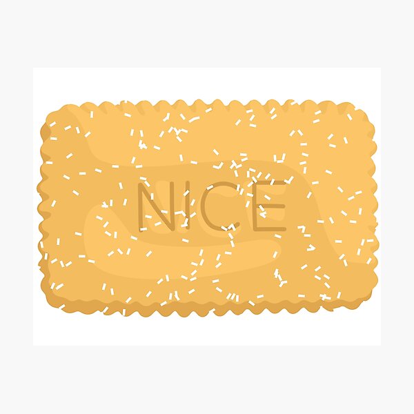 Item preview, Nice Biscuit Illustration designed and sold by The Home Of Pink Peach.