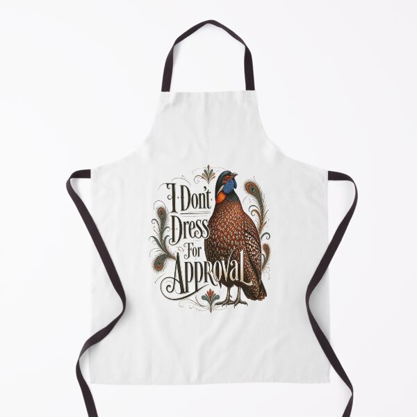 Item preview, Blyth's Tragopan Shirt - I Don't Dress For Approval - Vintage Couture Exotic Bird Tee - Art Nouveau Pheasant Apparel designed and sold by Max Store.