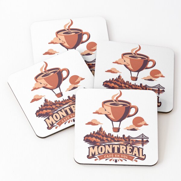 Item preview, Montreal Café en Vol: Coffee Above the Skyline designed and sold by Fenay Designs.