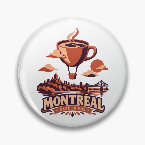 Item preview, Montreal Café en Vol: Coffee Above the Skyline designed and sold by Fenay Designs.