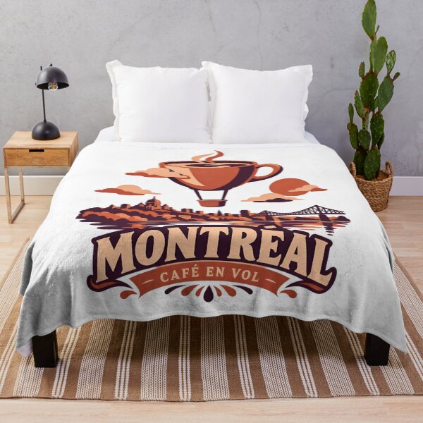 Item preview, Montreal Café en Vol: Coffee Above the Skyline designed and sold by Fenay Designs.