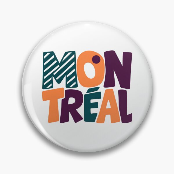 Item preview, Montreal Color Pop: Playful Stacked Letters designed and sold by Fenay Designs.