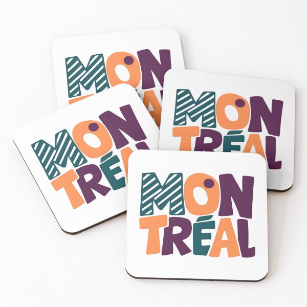 Item preview, Montreal Color Pop: Playful Stacked Letters designed and sold by Fenay Designs.