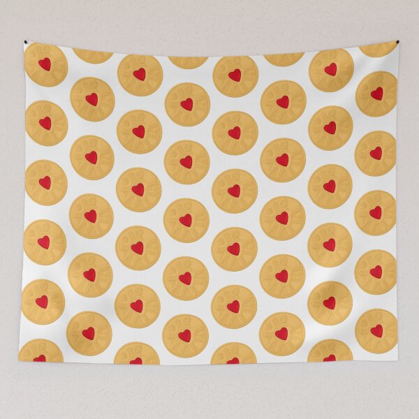 Item preview, Jammy Dodger Biscuit Illustration designed and sold by The Home Of Pink Peach.