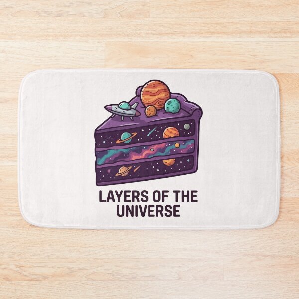 Item preview, Layers Of The Universe Space Cake Cosmic Dessert Art designed and sold by Amir Faysal.