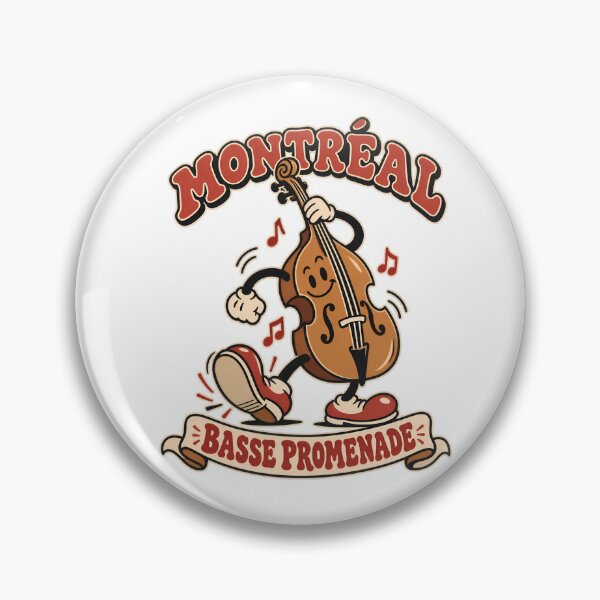 Item preview, Montreal Basse Promenade: Dancing Double Bass designed and sold by Fenay Designs.