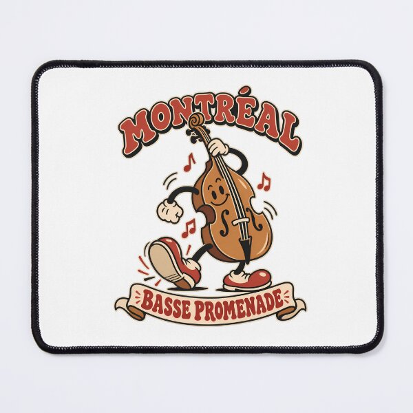 Item preview, Montreal Basse Promenade: Dancing Double Bass designed and sold by Fenay Designs.