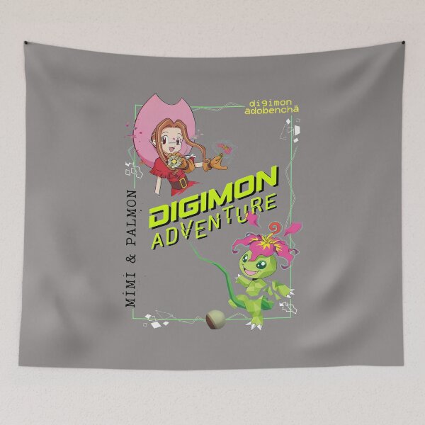 Item preview, Mimi & Palmon Digimon Adventure Retro Style-73 designed and sold by AlexanderFeist.
