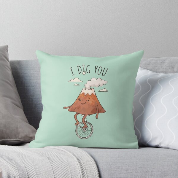 Item preview, I Dig You Cute Volcano Unicycle Gardening Pun designed and sold by Amir Faysal.