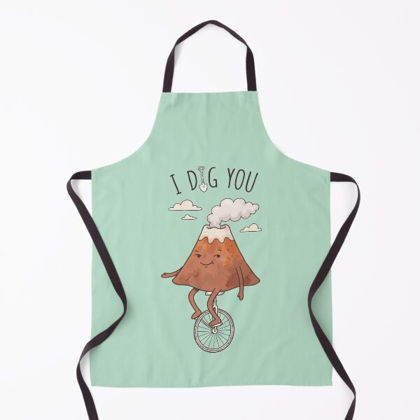 Item preview, I Dig You Cute Volcano Unicycle Gardening Pun designed and sold by Amir Faysal.