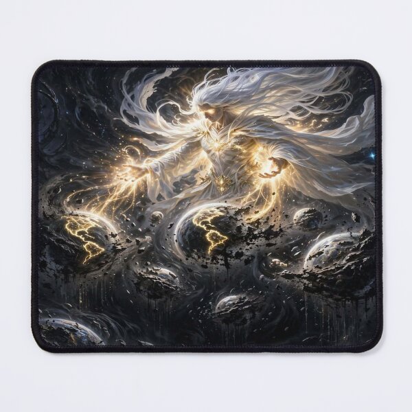 Item preview, The Failed Creation - God of Light Forging Shattered Worlds - Epic Fantasy designed and sold by BibdeThaisArt.