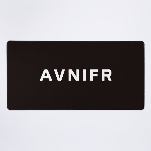 Item preview, AVNIER Bold White Text on Black Minimalist  designed and sold by Mawntsni.