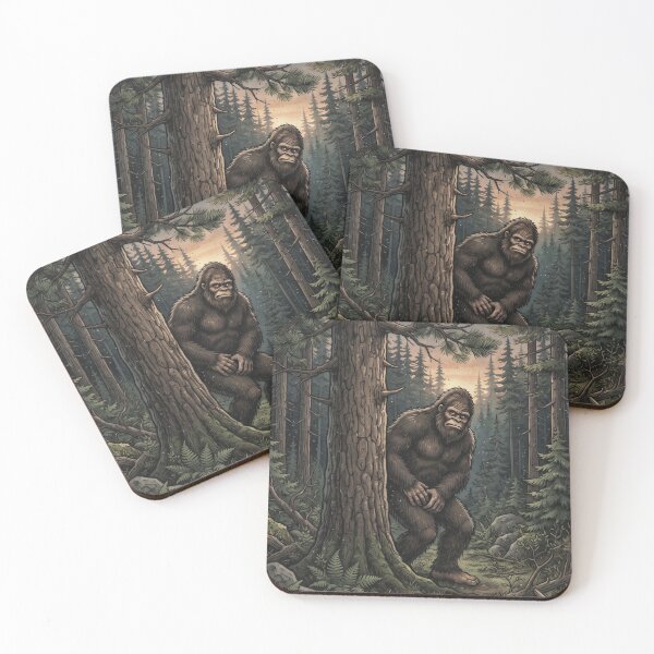 Item preview, The Real Reason Bigfoot Hides No Pants Funny Sasquatch Forest Design designed and sold by FrozenFits.