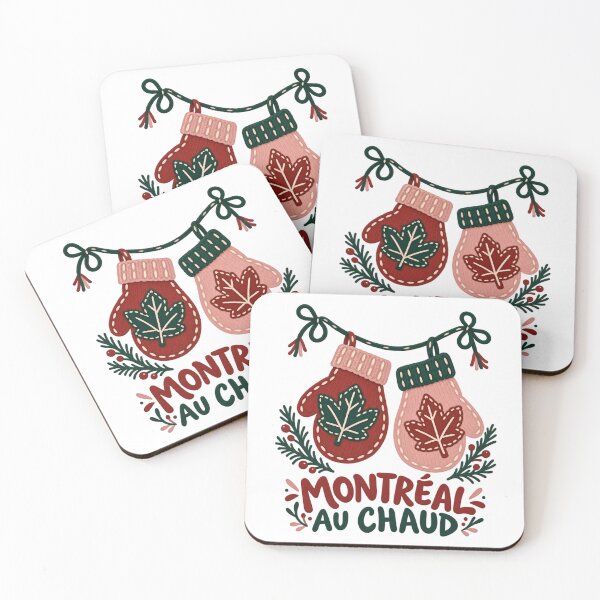 Item preview, Montreal Au Chaud: Cozy Maple Leaf Mittens designed and sold by Fenay Designs.