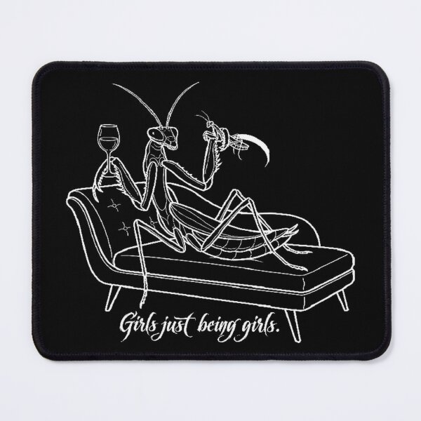 Item preview, Girls Just Being Girls Funny Praying Mantis Wine Toxic Love Tales designed and sold by Kvllo Collective Co..